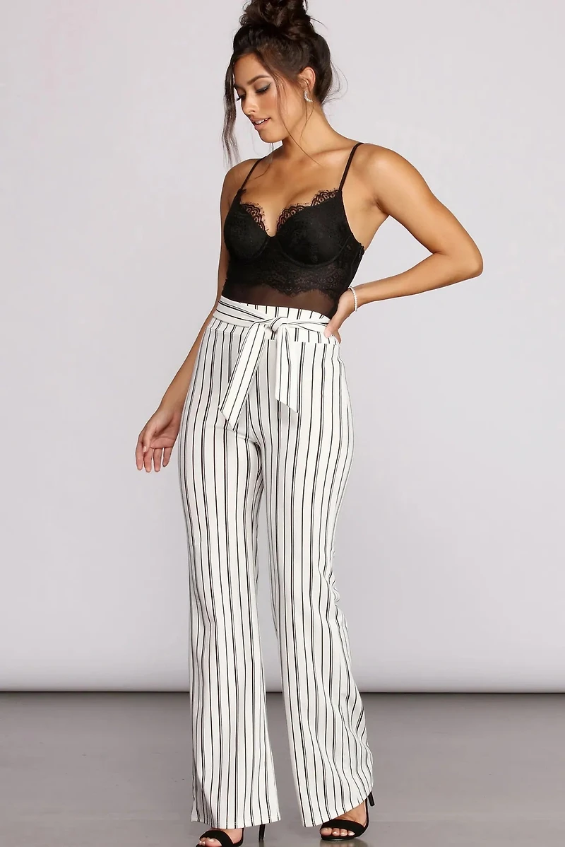 Social Ladder Striped Pants