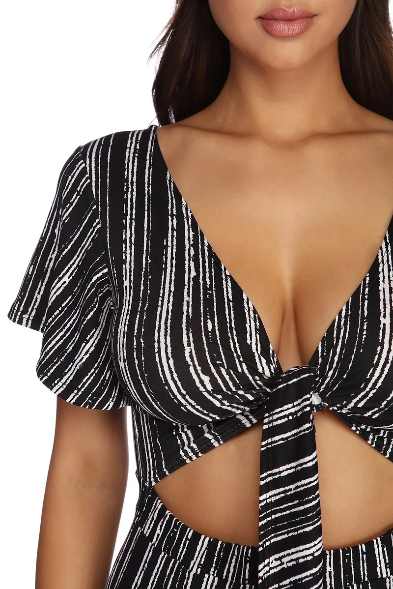 Trendy Stripes Jumpsuit