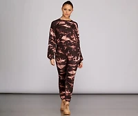 Trendsetter Bleach Dyed Joggers