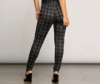 Mad For Plaid Paperbag Pants