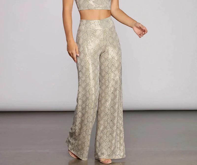 Vision Venom Sequin Snake Pants