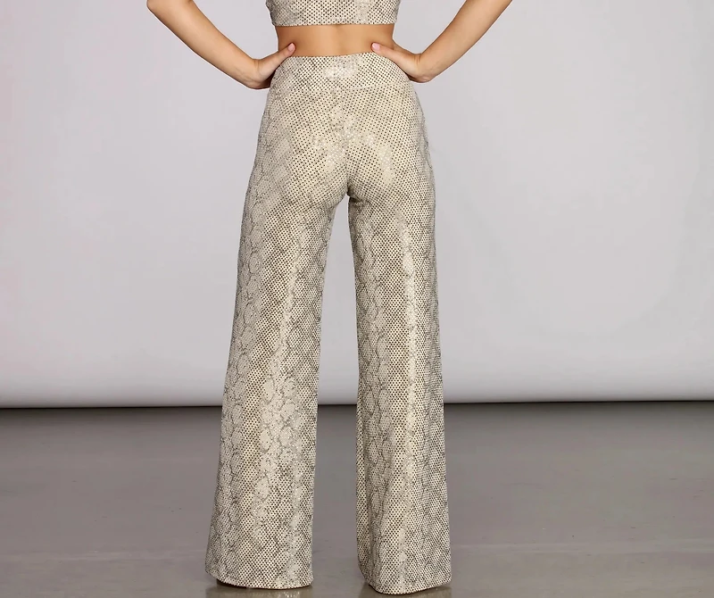 Vision Venom Sequin Snake Pants