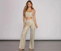 Vision Venom Sequin Snake Pants
