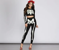 Glow-In-The-Dark-Skeleton Legging