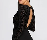 Mesh Burnout Jumpsuit