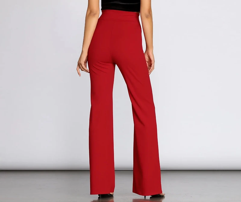 Dress To Impress Tie Waist Pants