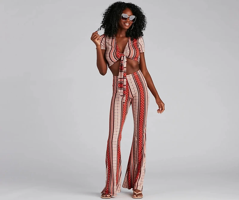 Keep It Classy Tie Waist Pants