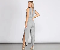 Mesmerize Metallic Jumpsuit
