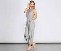 Mesmerize Metallic Jumpsuit