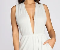 Mesmerize Metallic Jumpsuit