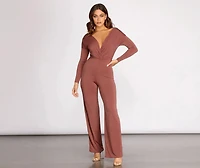 For A Good Time Long Sleeve Jumpsuit