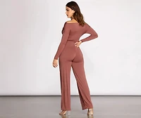 For A Good Time Long Sleeve Jumpsuit