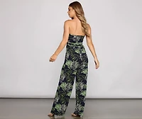 Vacay Goddess Strapless Jumpsuit
