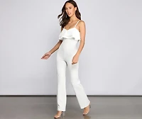 Iconic Sophistication Sleeveless Jumpsuit