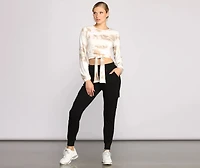 Essential High Waist Cargo Joggers