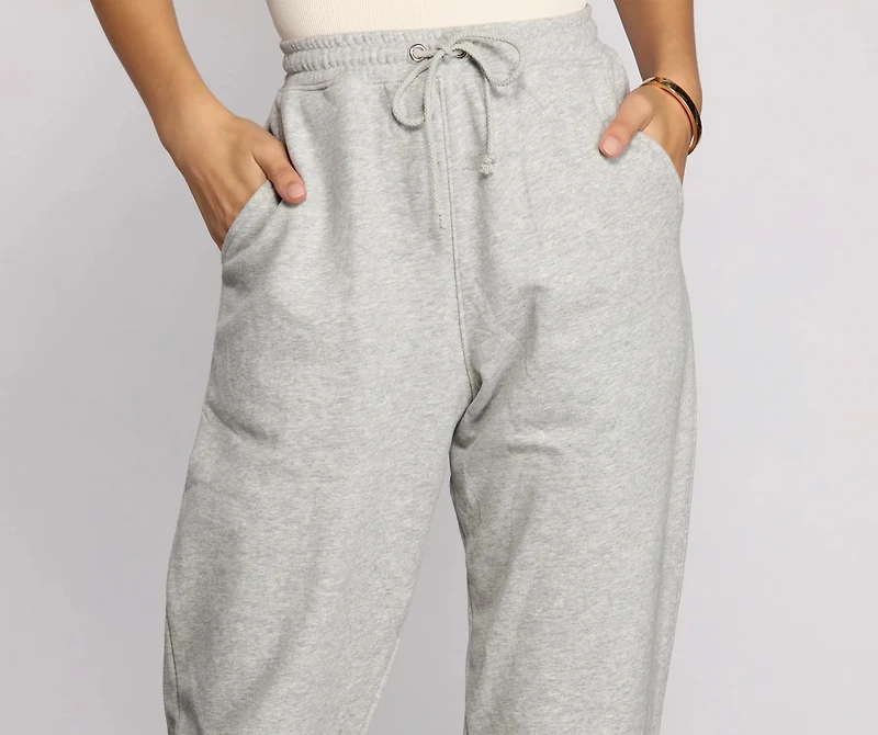 Comfy Chic French Terry Joggers