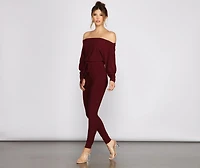Classically Chic Boat Neck Catsuit