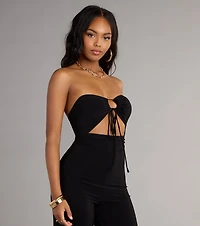 Sleek And Sultry Halter Jumpsuit
