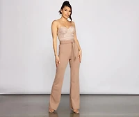 Sealed With Style Tie-Waist Pants