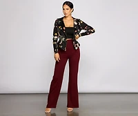 Sealed With Style Tie-Waist Pants