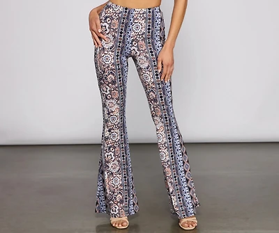 Dreamy Boho-Chic Flare Pants