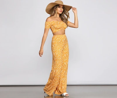 Floral Sensation High Waist Pants