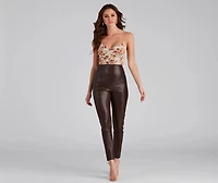 The One You Want Faux Leather Leggings