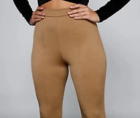 Locked High Waist Ponte Pants