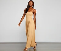 So Sleek Trendy Sleeveless Jumpsuit