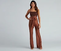 Chic Tie-Front Wide-Leg Pants