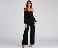Mesmerizing Off-The-Shoulder Jumpsuit