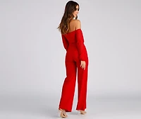 Mesmerizing Off-The-Shoulder Jumpsuit