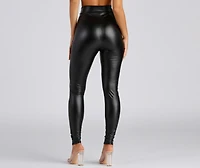 So Sleek Faux Leather Leggings