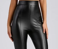 So Sleek Faux Leather Leggings