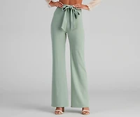 Sealed With Style Tie-Waist Pants