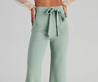 Sealed With Style Tie-Waist Pants