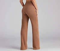 Trendy Textures High Waist Pants
