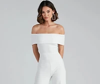 Iconic Glam Wide Leg Jumpsuit