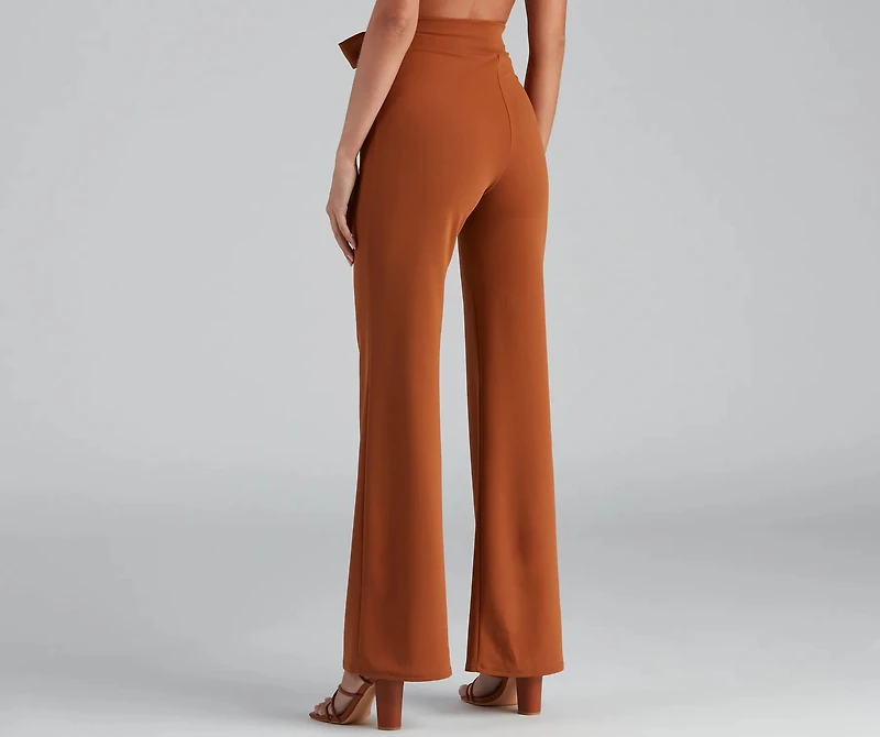 Sealed With Style Tie-Waist Pants