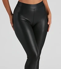 Can't Help It PU Leggings