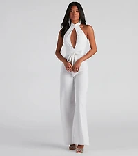Key To Style Flared Jumpsuit
