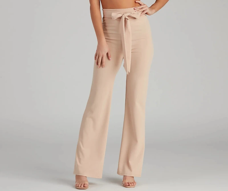 Sealed With Style Tie-Waist Pants