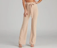 Sealed With Style Tie-Waist Pants