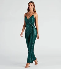 Alluring Glamour Sequin Jumpsuit