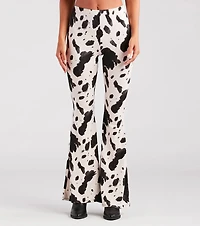 Cowgirl Cutie Printed Flare Pants