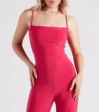 Dressy And Chic Wide-Leg Jumpsuit