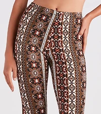 Bohemian Girl High Rise Flare Pants