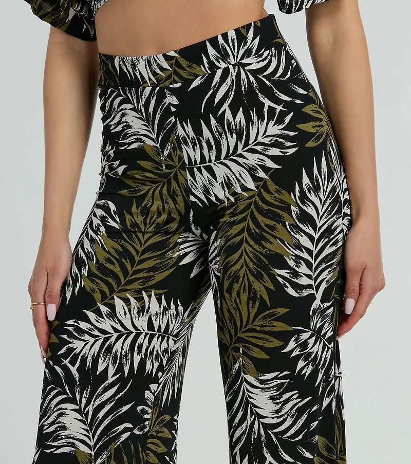 Living The Palms Wide Leg Palazzo Pants