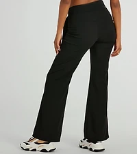 Walk The High Rise Belted Crepe Trouser Pants