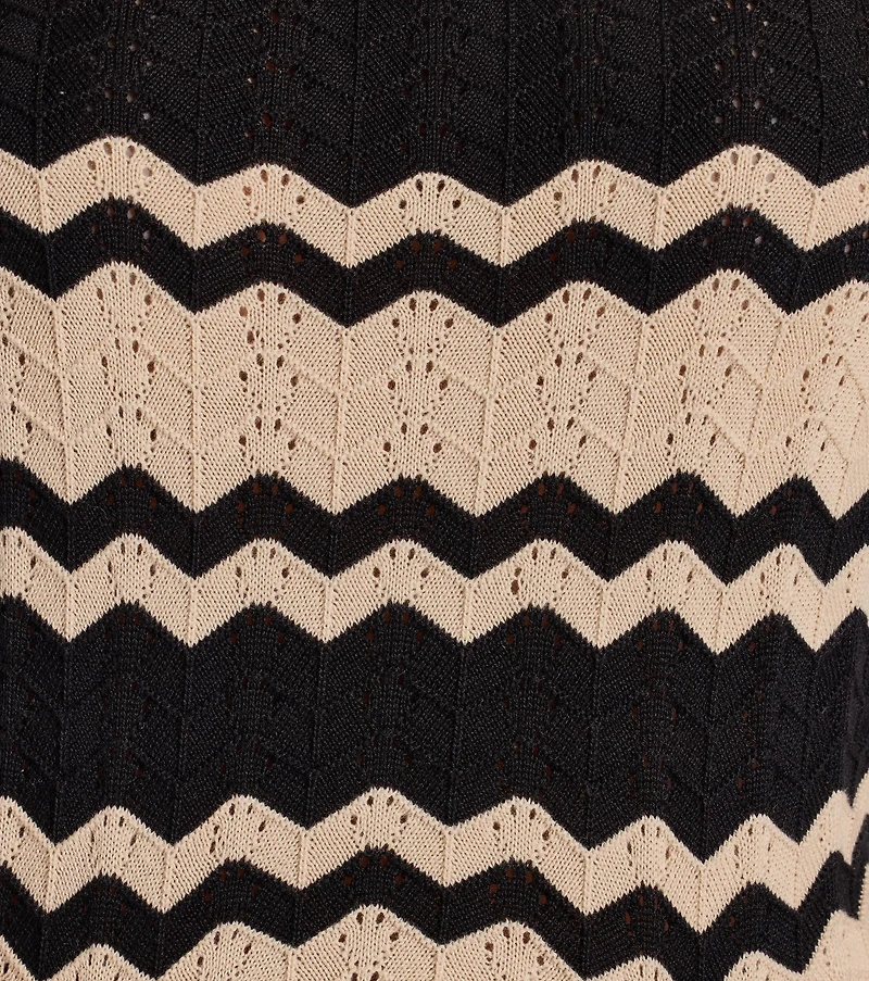 Stylish Stripes Strapless Wide Leg Knit Jumpsuit